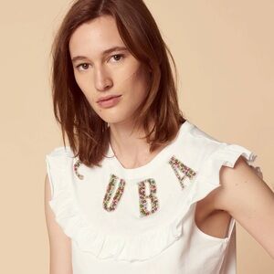 Sandro Ruffle  'CUBA' Tee